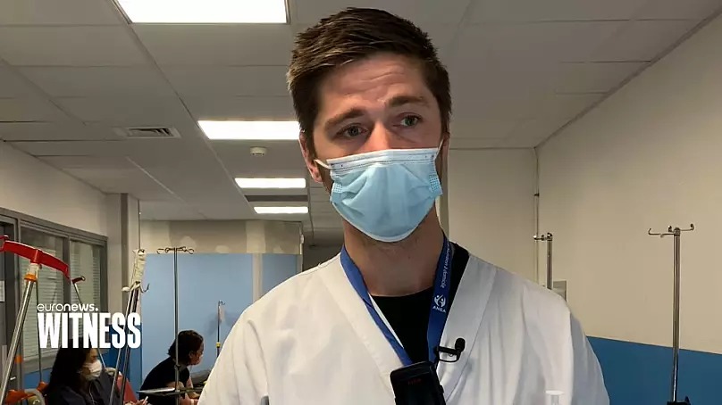 Young nurse Maxime Bartolini describes the catastrophic situationeuronews