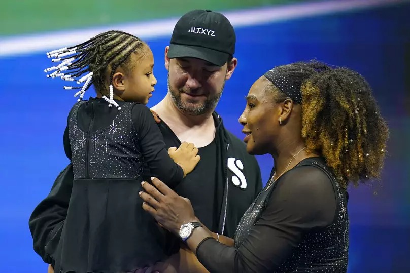 Serena Williams con su hija Olympia y su marido Alexis OhanianCharles Krupa/Copyright 2022 The Associated Press. Todos los derechos reservados